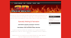 Desktop Screenshot of 3d-metalworks.com